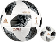 Biało-czarna piłka nożna Adidas Telstar Rosja 2018 Junior CE8147 290g r4