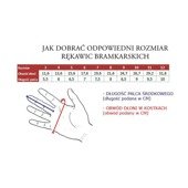 Biało-czarne rękawice bramkarskie Uhlsport Eliminator Absolutgrip RF 100056601