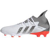 Biało-czerwone buty piłkarskie korki Adidas Predator Freak.3 FY6276