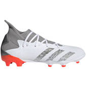 Biało-czerwone buty piłkarskie korki Adidas Predator Freak.3 FY6276