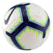 Biało-granatowa piłka nożna Nike Strike Premier League SC3311-101 r4