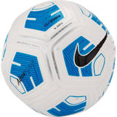 Biało-niebieska piłka nożna Nike Strike Team 350g CU8064 100