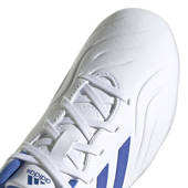 Biało-niebieskie buty piłkarskie korki Adidas Copa Sense.3 FG GW7411 - Junior