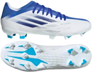 Biało-niebieskie buty piłkarskie korki Adidas X Speedflow.3 FG GW7480