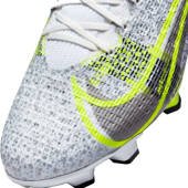 Biało-srebrne buty piłkarskie korki Nike Mercurial Vapor 14 Pro CU5693 107