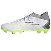 Biało-zielone buty piłkarskie Adidas Predator Accuracy.3 FG GZ0024