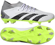 Biało-zielone buty piłkarskie Adidas Predator Accuracy.3 FG GZ0024