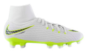 Biało-żółte buty piłkarskie Nike Hypervenom Phantom Academy DF FG AH7268-107