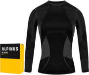 Czarna bluza termoaktywna damska Alpinus Baselayer Active GT43180