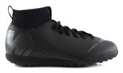 Czarne buty piłkarskie na orlik Nike Mercurial Superfly Club TF AH7345-001 JR