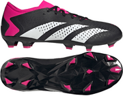 Czarno-różowe buty piłkarskie Adidas Predator Accuracy.3 FG GW4602