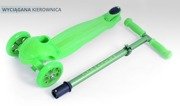 Zielona hulajnoga 3-kołowa SMJ sport MS06 GREEN LED